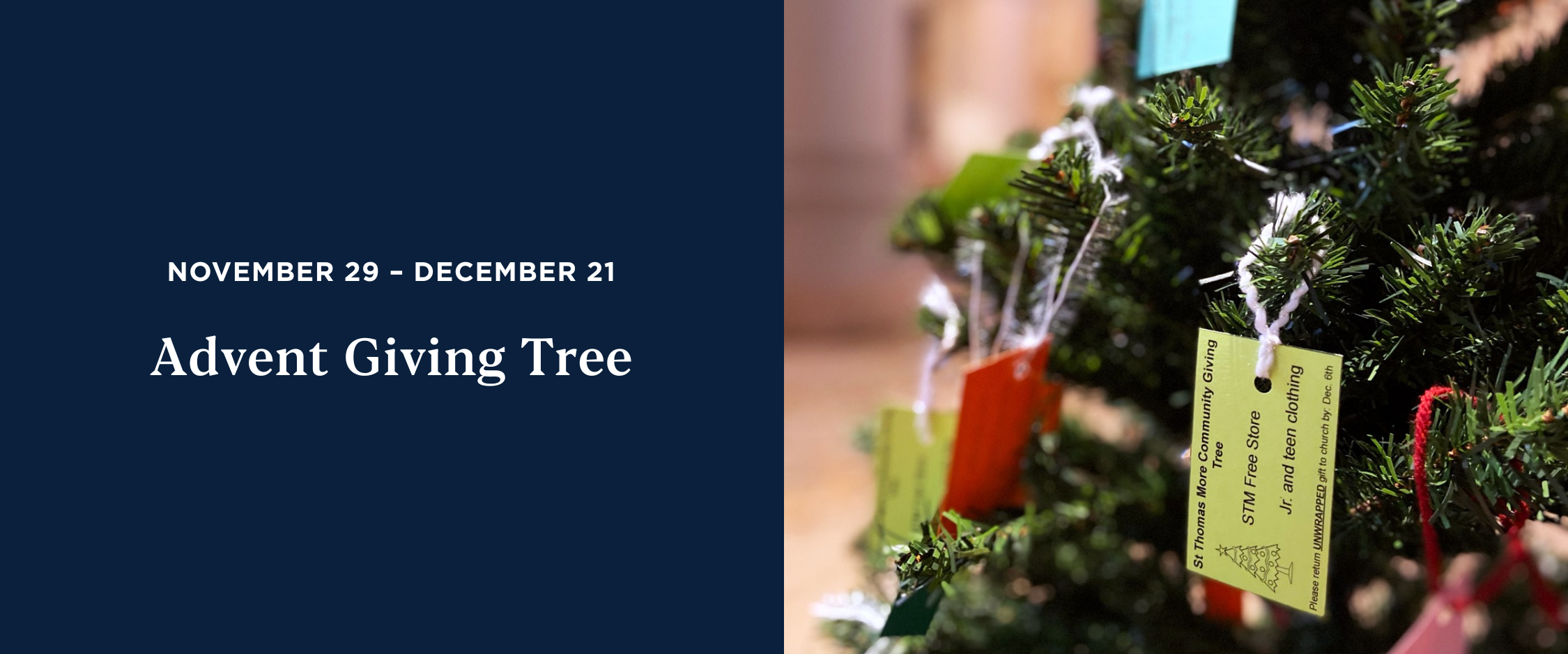 STM Advent Giving Tree